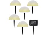 5er Set Solar LED Bodenleuchten, Weiß, Warmweiß Angebote von GRUNDIG bei MediaMarkt Saturn Schorndorf für 9,99 €