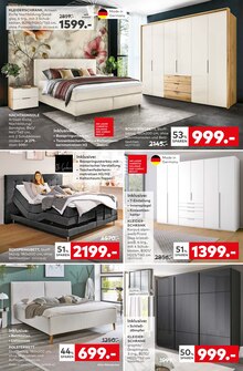 Bett im porta Möbel Prospekt "Heiße Preise" mit 16 Seiten (Frankfurt (Main))