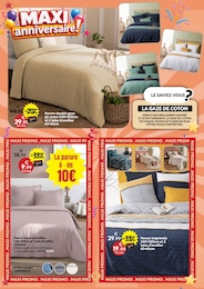 Prix et réduction Taie D'oreiller dans le prospectus Maxi Bazar en cours Offre Taie D'oreiller dans le catalogue Maxi Bazar du moment à la page 11
