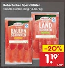 Rohschinken Spezialitäten Angebote bei Netto Marken-Discount Stendal für 1,19 €