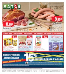 Prospectus Supermarchés Match à Lexy, "C'EST TOUS LES JOURS LE MARCHÉ", 22 pages, 10/02/2026 - 22/02/2026