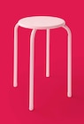 Tabouret empilable 30xH45cm en acier carbone en promo chez Monoprix Suresnes Boulogne-Billancourt à 6,00 €