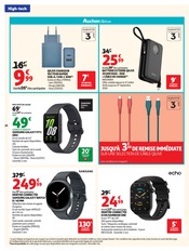 Promos Accessoires téléphone portable dans le catalogue "LA RENTRÉE À PRIX K.O." de Auchan Hypermarché Accessoires téléphone portable en promo dans le catalogue Auchan Hypermarché à la page 18