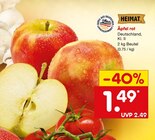 Äpfel rot im Angebot bei Netto Marken-Discount in Neuwied Äpfel rot Angebote von HEIMAT bei Netto Marken-Discount Neuwied für 1,49 €