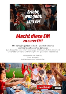 MediaMarkt Saturn Prospekt Macht diese EM zu eurer EM! mit  Seite in Pfalzfeld und Umgebung