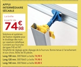 Gedimat Bresles - Promo Appui intermédiaire sécable Promo Appui intermédiaire sécable à 74,98 € dans le catalogue Gedimat à Bresles