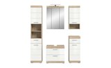 Aktuelles Badmöbel-Set SCHLOONSEE 5 teilig inklusive LED Beleuchtung bestehend aus: Hochschrank WBU Spiegelschrank Unterschrank Hängeschrank Schloonsee Angebot bei Höffner in Kassel ab 603,00 €