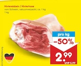 Aktuelles Hintereisbein / Hinterhaxe Angebot bei Netto Marken-Discount in Remscheid ab 2,99 €