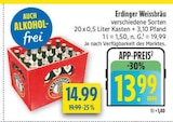 Weissbräu im Angebot bei diska in Plauen Weissbräu Angebote von Erdinger bei diska Plauen für 13,99 €