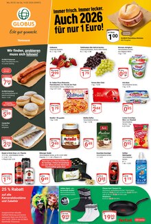 Nutella im GLOBUS Prospekt "Aktuelle Angebote" mit 21 Seiten (Viersen)