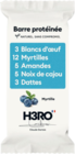 BARRE PROTEINÉE SAVEUR MYRTILLE H3RO - H3RO dans le catalogue Auchan Hypermarché