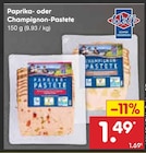 Paprika- oder Champignon-Pastete Angebote von Wolf bei Netto Marken-Discount Osnabrück für 1,49 €