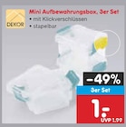 Aktuelles Mini Aufbewahrungsbox, 3er Set Angebot bei Netto Marken-Discount in Berlin ab 1,00 €