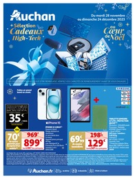 Catalogue Auchan Hypermarché "Sélection Cadeaux High-Tech" à Livry-Gargan et alentours, 24 pages, 28/11/2023 - 24/12/2023