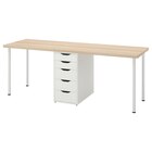 Schreibtisch Eiche weiß lasiert/weiß im Angebot bei IKEA in Braunschweig Schreibtisch Eiche weiß lasiert/weiß Angebote von LAGKAPTEN / ALEX bei IKEA Braunschweig für 139,98 €