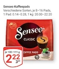 Kaffeepads Angebote von Senseo bei GLOBUS Siegen für 2,22 €