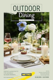 METRO Prospekt: "Outdoor Dining", 40 Seiten, 01.06.2025 - 31.07.2025