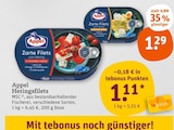 Aktuelles Heringsfilets Angebot bei tegut in Frankfurt (Main) ab 1,11 €