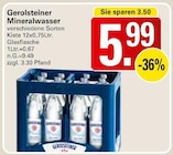 Mineralwasser Angebote von Gerolsteiner bei WEZ Bad Oeynhausen für 5,99 €
