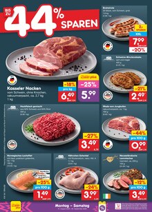 Bratwurst im Netto Marken-Discount Prospekt "Aktuelle Angebote" mit 70 Seiten (Osnabrück)