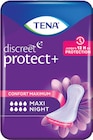 Serviettes Discreet Protect+ Maxi Nuit X12 - TENA en promo chez Intermarché Super Serviettes Discreet Protect+ Maxi Nuit X12 - TENA dans le catalogue Intermarché Super