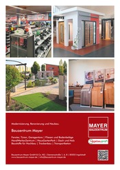 Garage im Bauzentrum Mayer Prospekt in Ingolstadt Aktueller Bauzentrum Mayer Prospekt mit Garage, "Trend-Tipps für die energetische Sanierung", Seite 14