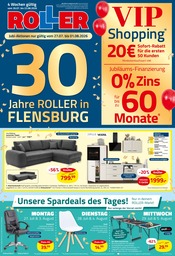 Kuchen im ROLLER Prospekt in Flensburg Aktueller ROLLER Prospekt mit Kuchen, "Speisen mit Stil!", Seite 1