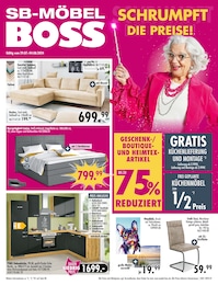 Schlafzimmer Angebot im aktuellen SB Möbel Boss Prospekt auf Seite 1