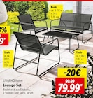 Lounge-Set Bank im Angebot bei Lidl in Kaufbeuren Lounge-Set Bank Angebote von LIVARNO home bei Lidl Kaufbeuren für 79,99 €