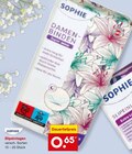 Damenbinden von Sophie für 0,65 € bei Netto Marken-Discount im Angebot Damenbinden von Sophie im aktuellen Netto Marken-Discount Prospekt
