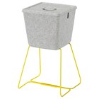 Korb grau/gelb von BRÄNNBOLL für 29,99 € bei IKEA im Angebot Korb grau/gelb von BRÄNNBOLL im aktuellen IKEA Prospekt