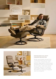 Fernsehsessel im Segmüller Prospekt "Stressless - A place that moves you" mit 8 Seiten (Heilbronn)