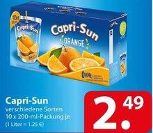 Capri-Sun bei famila Nordost in Delmenhorst Capri-Sun im Angebot bei famila Nordost Delmenhorst für 2,49 €