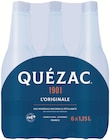 Eau minérale gazeuse - QUÉZAC en promo chez Colruyt Nancy à 1,94 €
