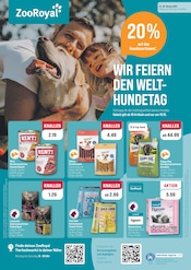 Aktueller ZooRoyal Prospekt mit Hundefutter, "WIR FEIERN DEN WELTHUNDETAG", Seite 1