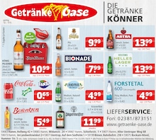 Getränke Oase Prospekt für Hamm mit 1 Seite Getränke Oase Prospekt "Aktuelle Angebote" für Hamm, 1 Seite, 12.05.2025 - 17.05.2025
