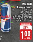 Energy Drink Angebote von Red Bull bei EDEKA Monheim für 1,00 €