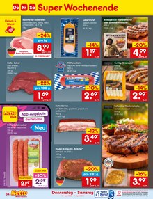 Rindfleisch im Netto Marken-Discount Prospekt "Aktuelle Angebote" mit 61 Seiten (Karlsruhe)