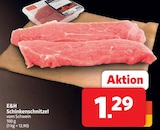 nah&frisch - Schinkenschnitzel Angebot im Prospekt Schinkenschnitzel bei nah&frisch im Prospekt "" für 1,29 €