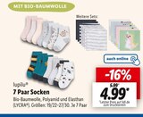 7 Paar Socken Angebote von lupilu bei Lidl Dresden für 4,99 €
