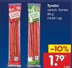 Snacks im Netto Marken-Discount Prospekt Snacks von Tyrolini im aktuellen Netto Marken-Discount Prospekt für 1,79 €