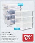 Klarsichtboxen von HOME CREATION für 7,99 € bei ALDI Nord im Angebot Klarsichtboxen von HOME CREATION im aktuellen ALDI Nord Prospekt