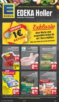 Aktueller EDEKA Prospekt "Wir lieben Lebensmittel!" Seite 1 von 26 Seiten für Gunzenhausen