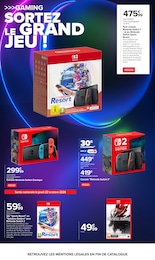 Prix et réduction Nintendo Switch dans le prospectus Carrefour en cours Offre Nintendo Switch dans le catalogue Carrefour du moment à la page 6