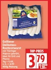 Delikatess-Rostbratwurst von Golßener für 3,79 € bei EDEKA im Angebot Delikatess-Rostbratwurst von Golßener im aktuellen EDEKA Prospekt