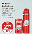 Deo Bodyspray im V-Markt Prospekt Deo Bodyspray von Old Spice im aktuellen V-Markt Prospekt für 2,99 €