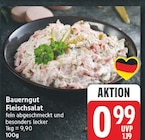 Fleischsalat von Bauerngut für 0,99 € bei EDEKA im Angebot Fleischsalat von Bauerngut im aktuellen EDEKA Prospekt