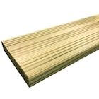 Promo Lame de terrasse "Lemhi" pin vert L. 2,4 m x l. 14,4 x EP. 2,7 cm à 6,18 € dans le catalogue Brico Dépôt à Carpiquet
