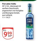 Vodka im Angebot bei GLOBUS in Worms Vodka Angebote von Five Lakes bei GLOBUS Worms für 9,99 €