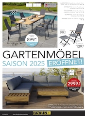 Aktueller BRAUN Möbel-Center Prospekt mit Gartenstühle, "GARTENMÖBEL SAISON 2025 ERÖFFNET!", Seite 2